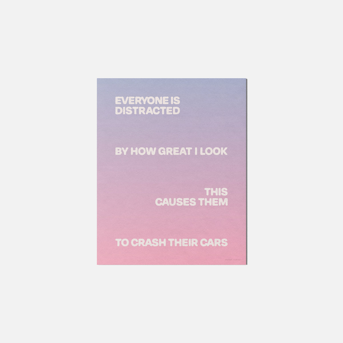 DISTRACTED PRINT
