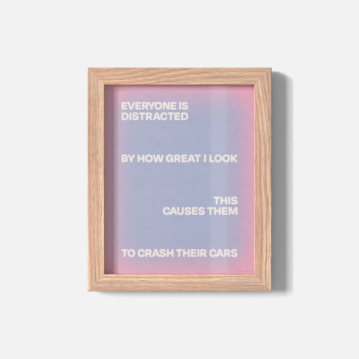 DISTRACTED PRINT