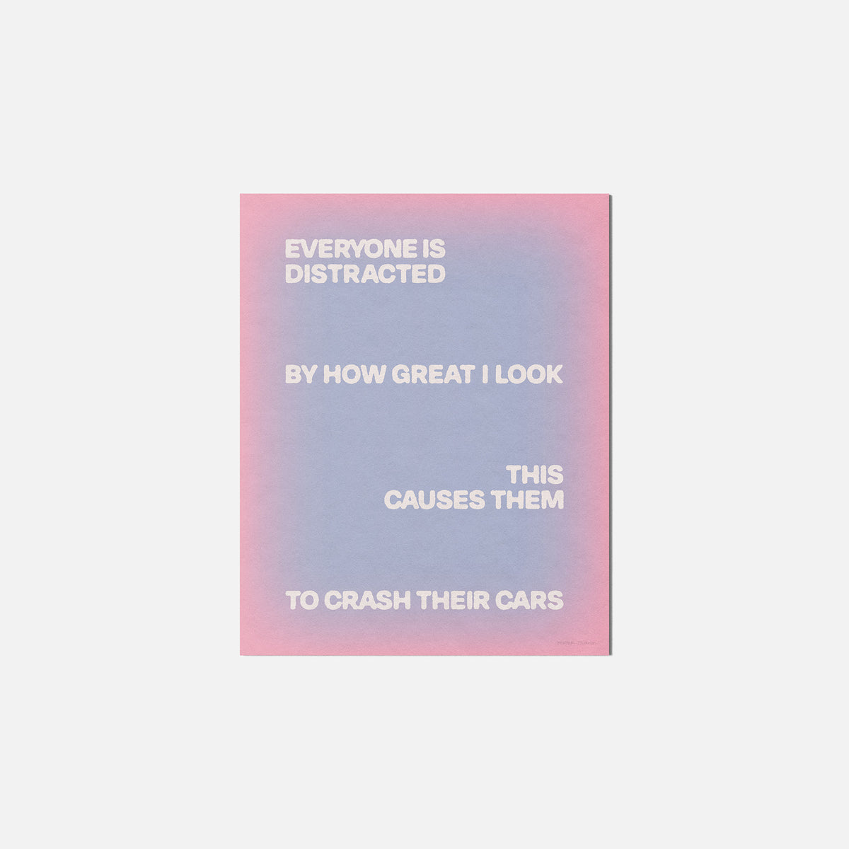 DISTRACTED PRINT