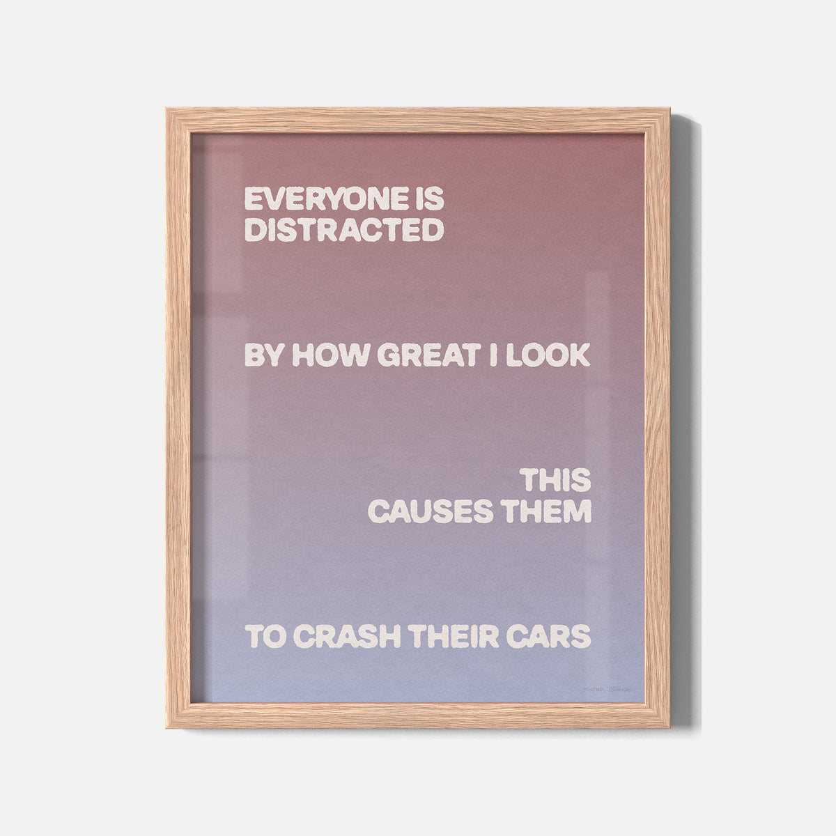 DISTRACTED PRINT