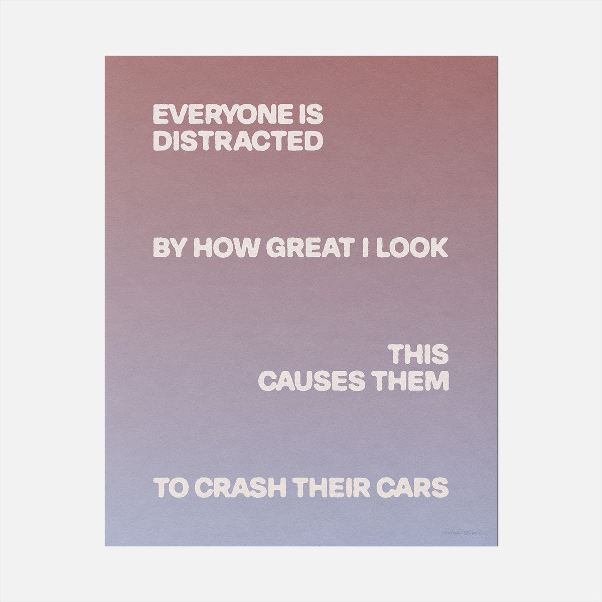DISTRACTED PRINT