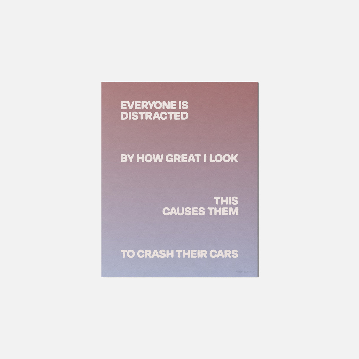 DISTRACTED PRINT