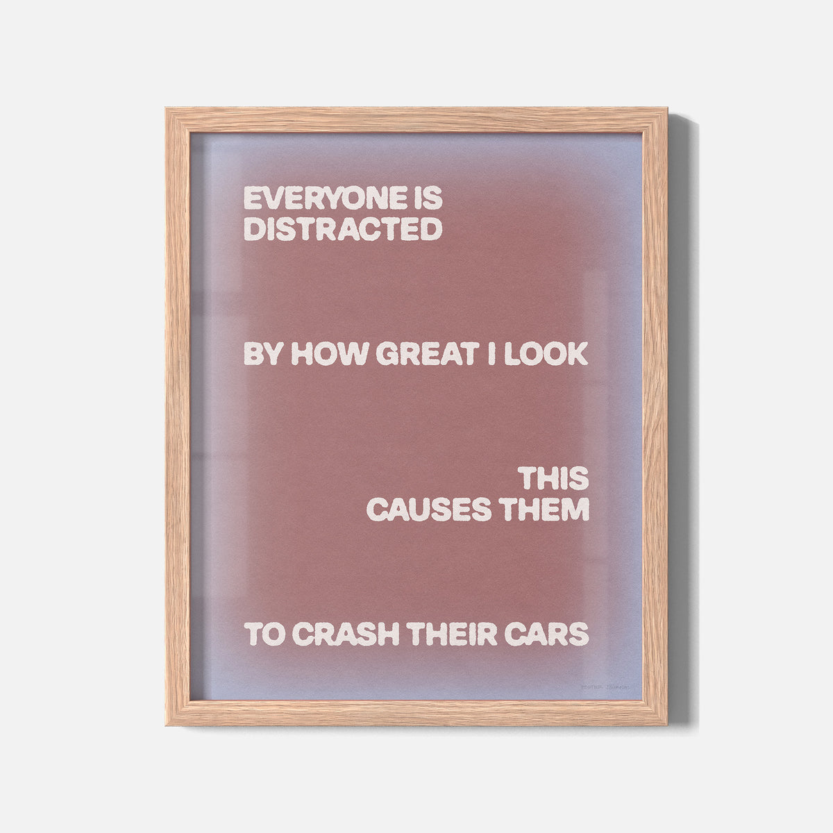 DISTRACTED PRINT