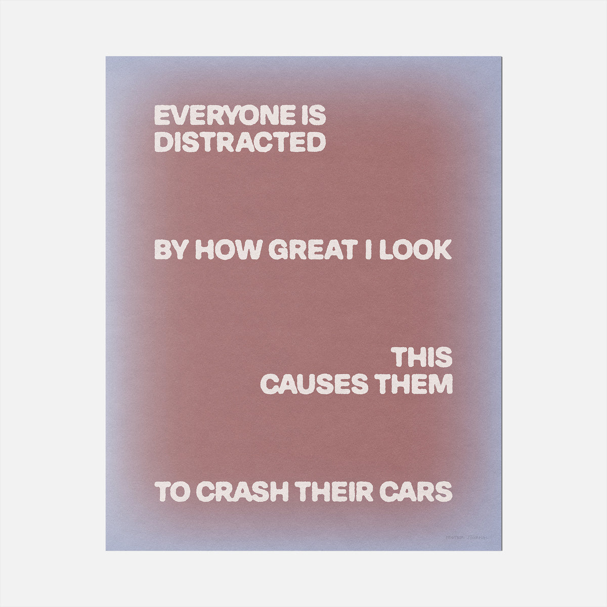 DISTRACTED PRINT