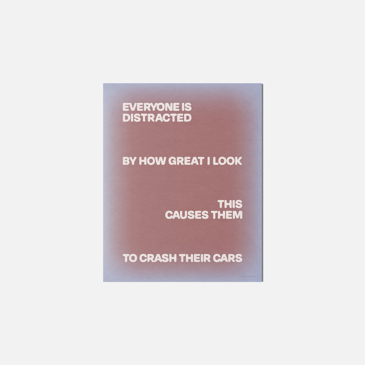 DISTRACTED PRINT