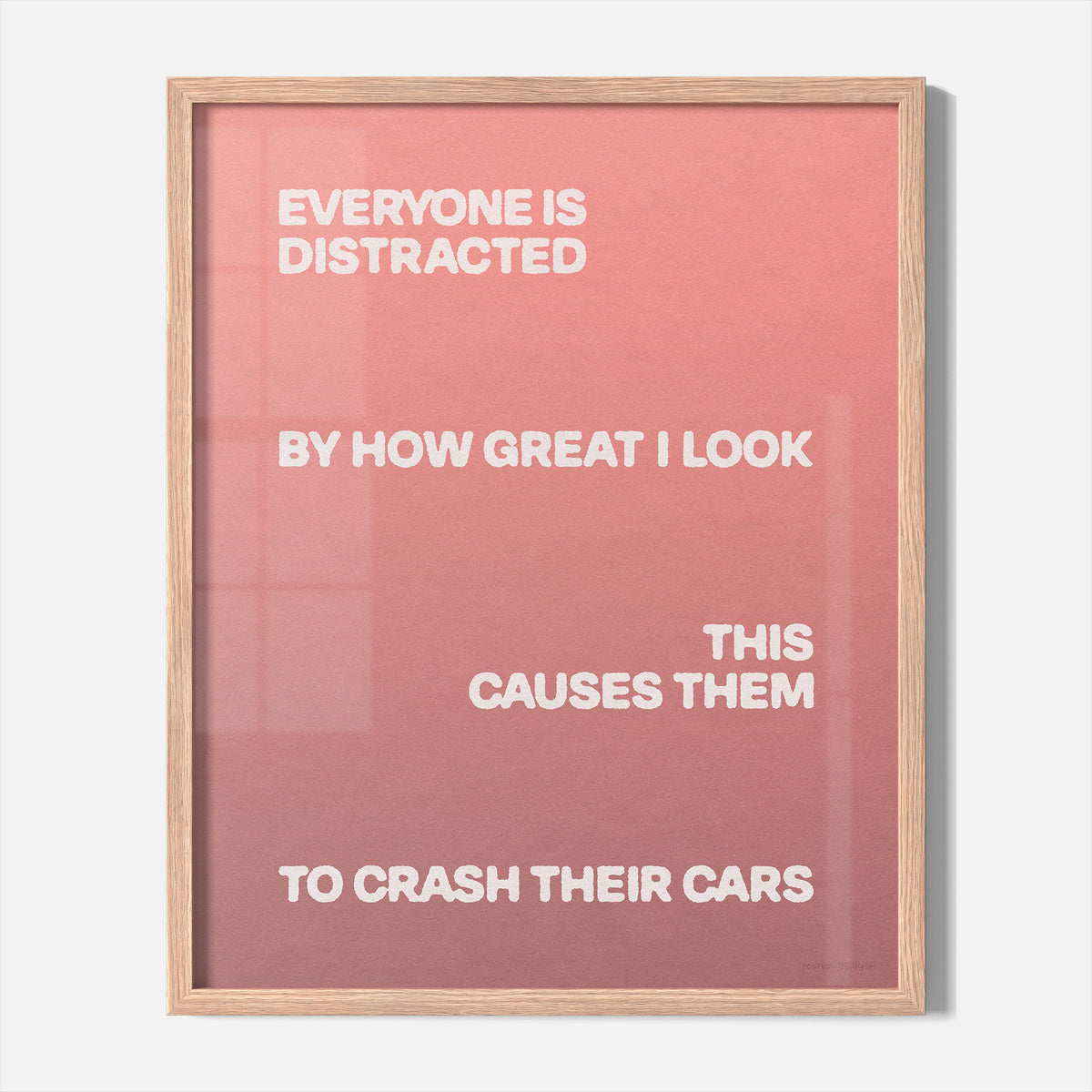 DISTRACTED PRINT