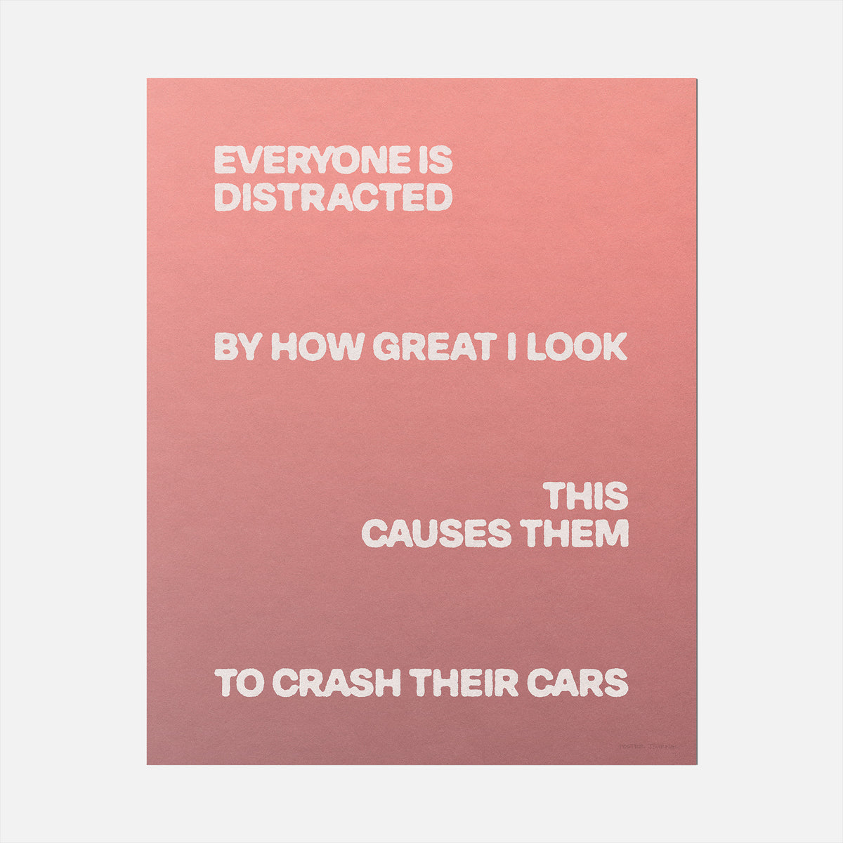 DISTRACTED PRINT