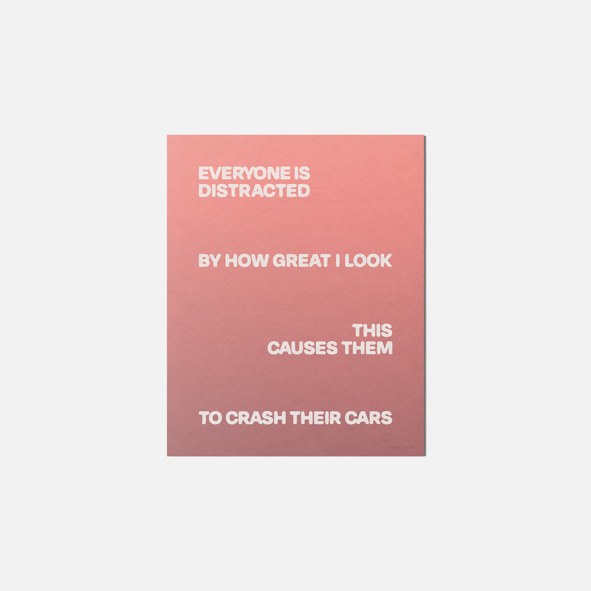 DISTRACTED PRINT