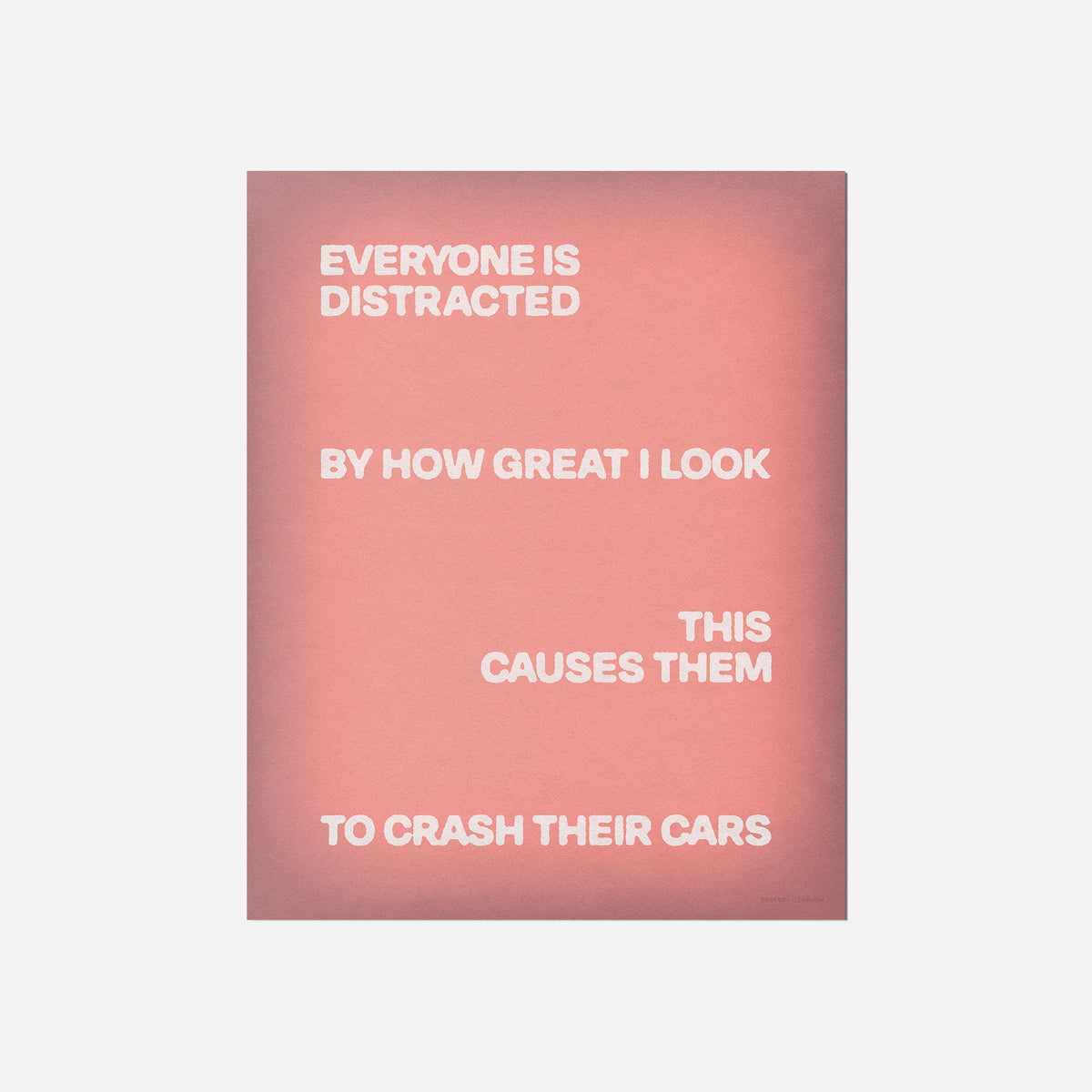 DISTRACTED PRINT