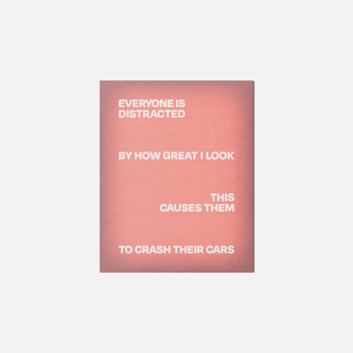 DISTRACTED PRINT