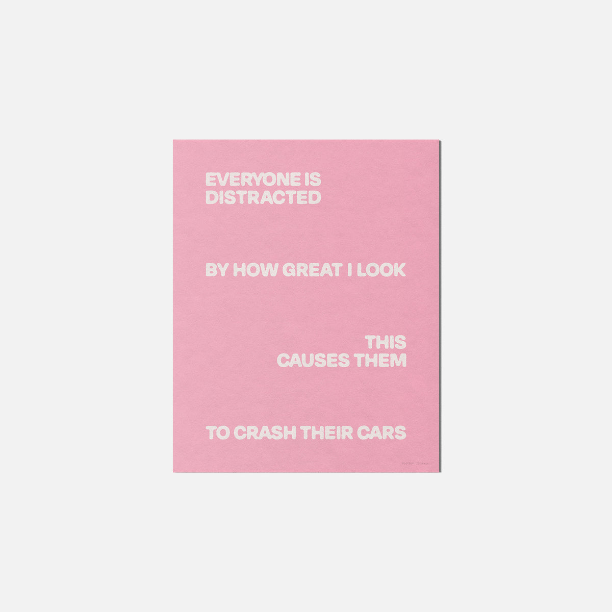 DISTRACTED PRINT