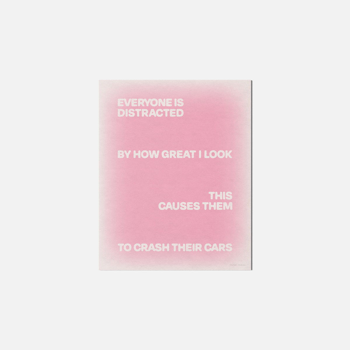 DISTRACTED PRINT