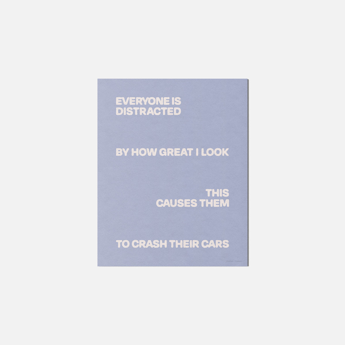 DISTRACTED PRINT