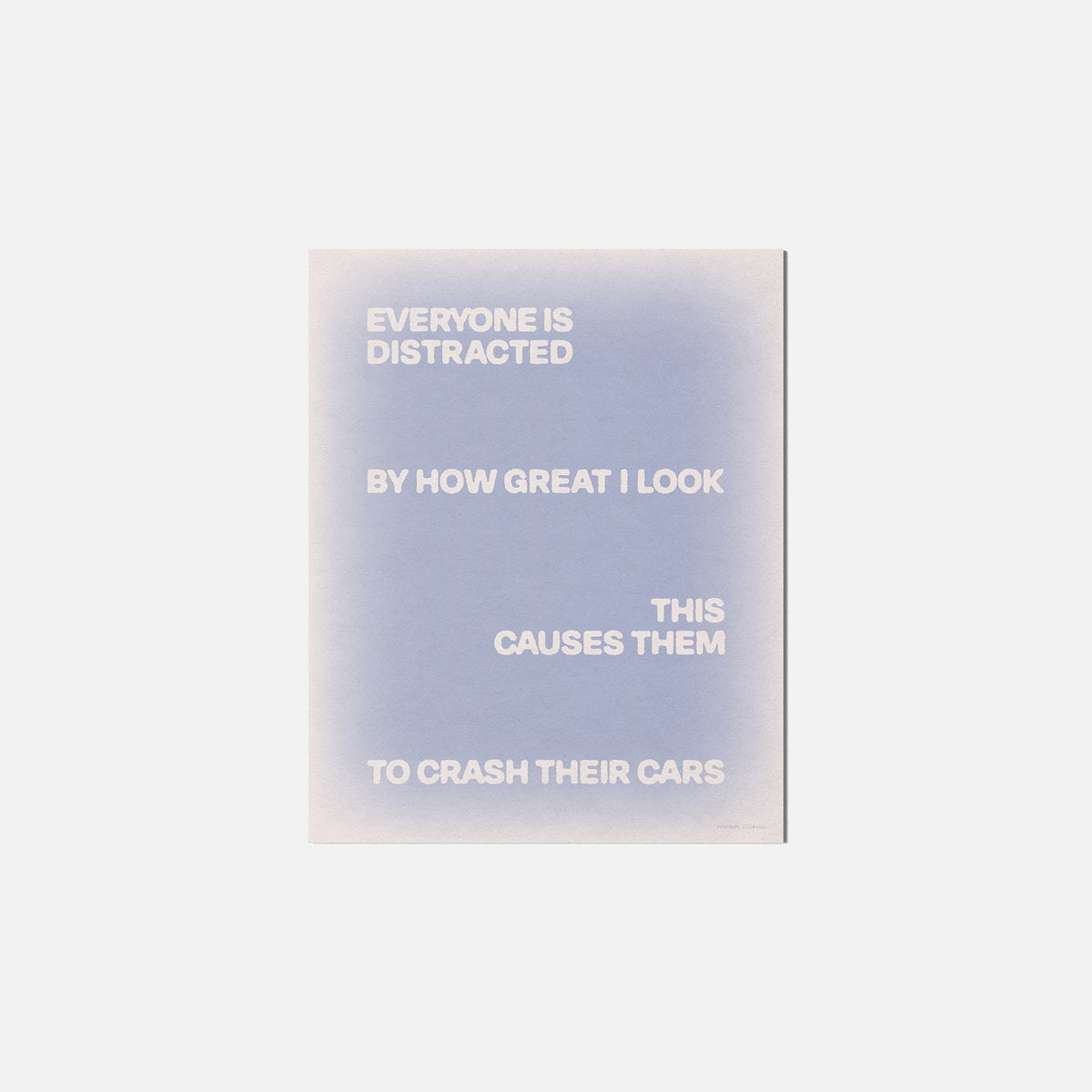 DISTRACTED PRINT