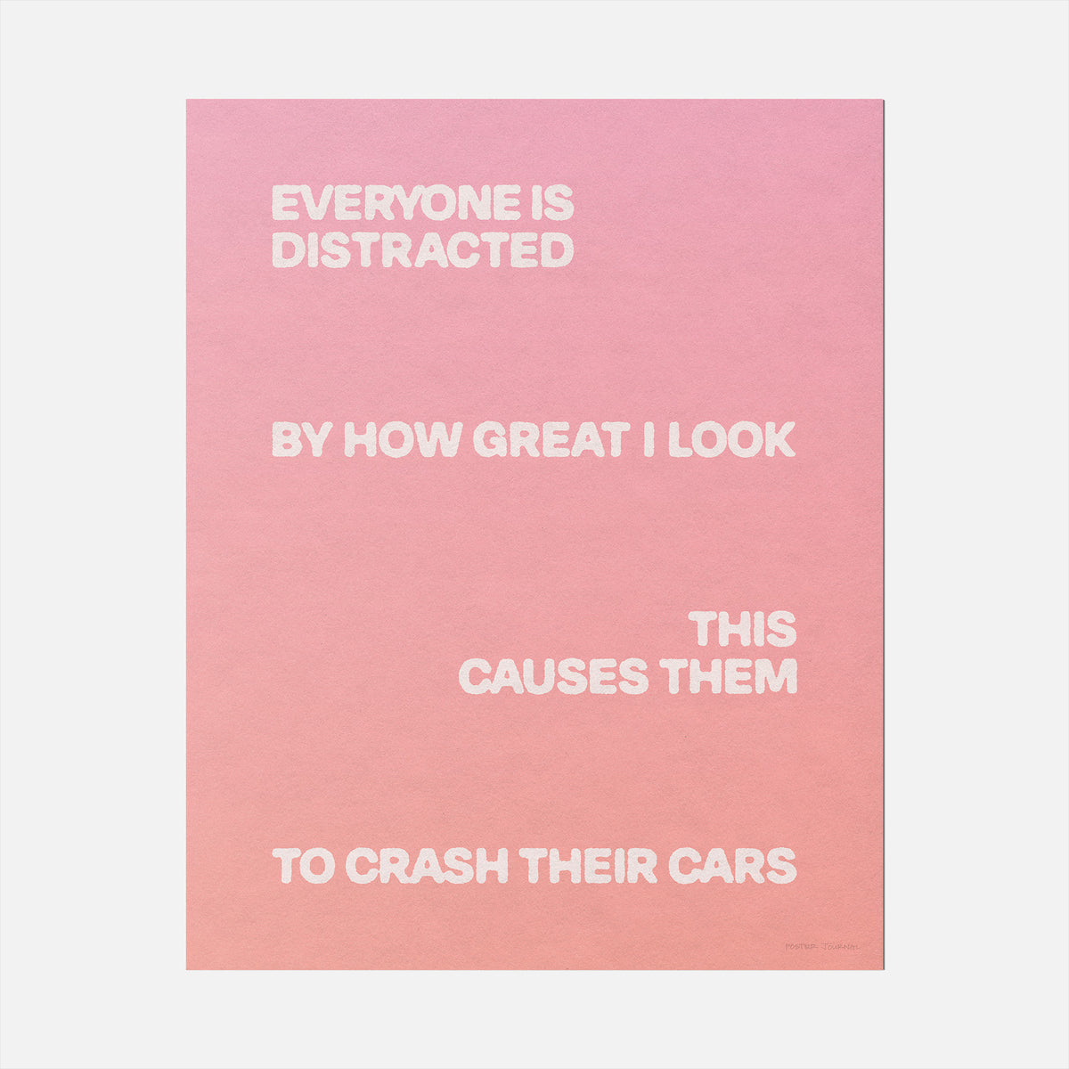 DISTRACTED PRINT