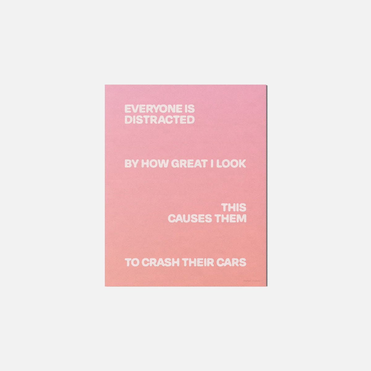 DISTRACTED PRINT