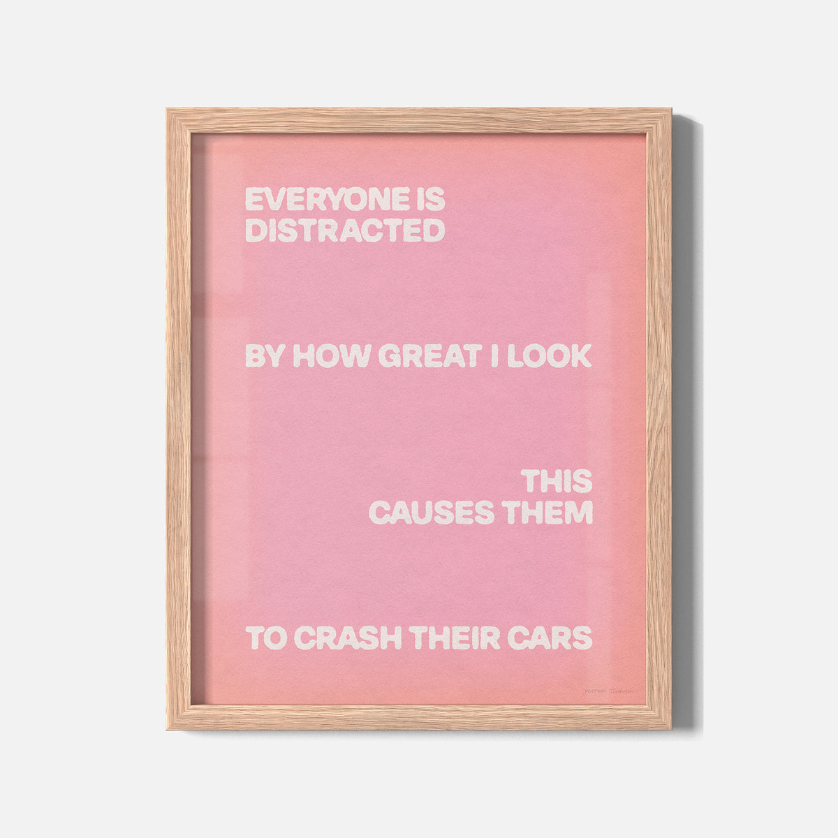 DISTRACTED PRINT