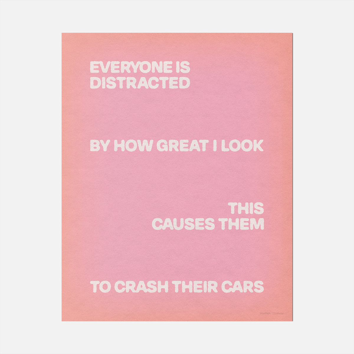 DISTRACTED PRINT