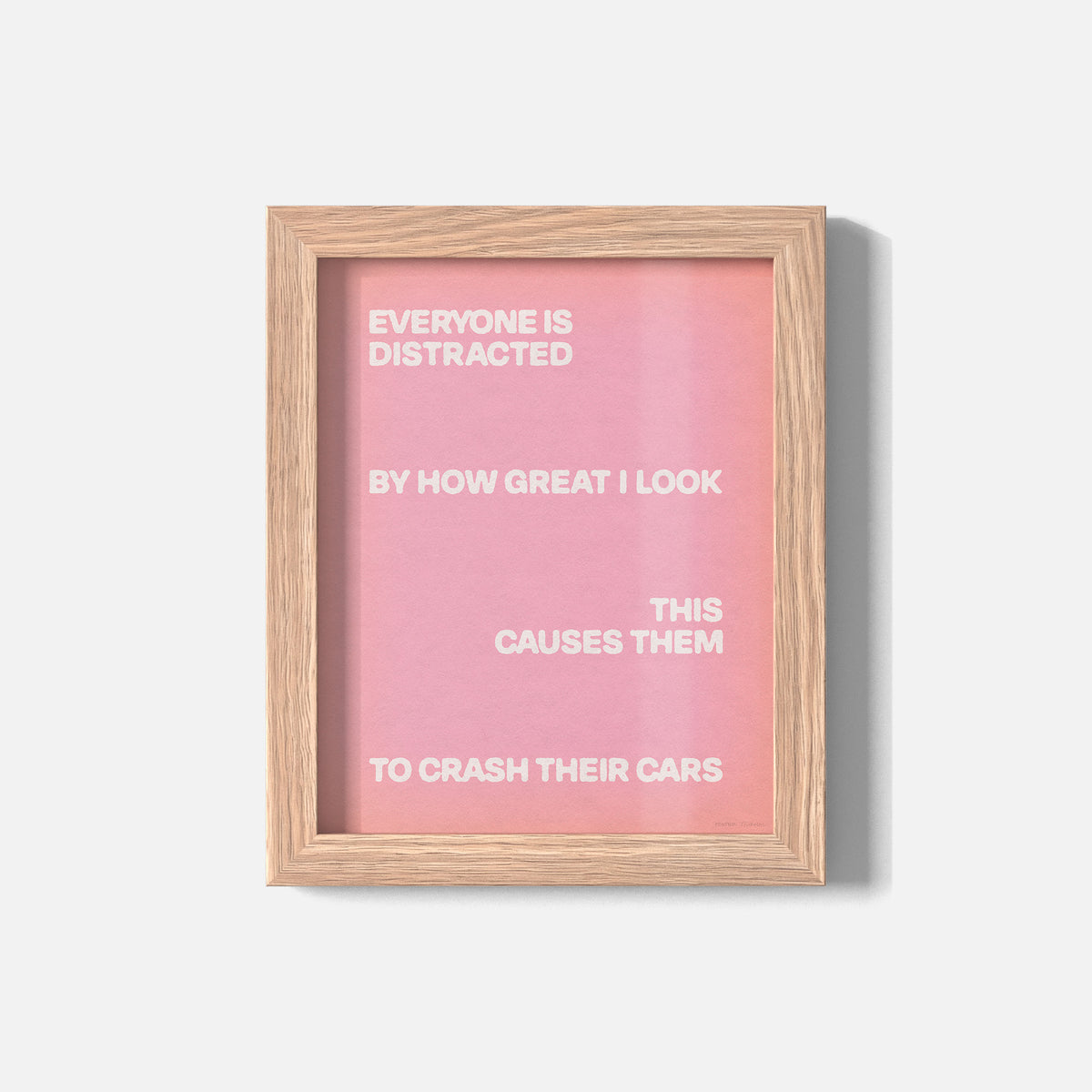 DISTRACTED PRINT
