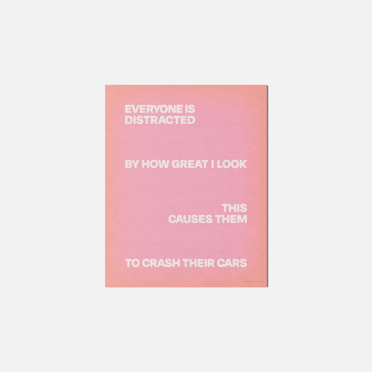 DISTRACTED PRINT