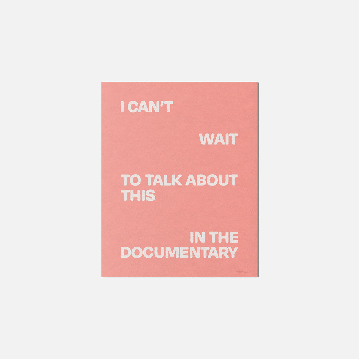 DOCUMENTARY PRINT