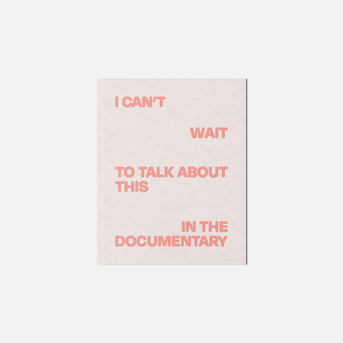 DOCUMENTARY PRINT