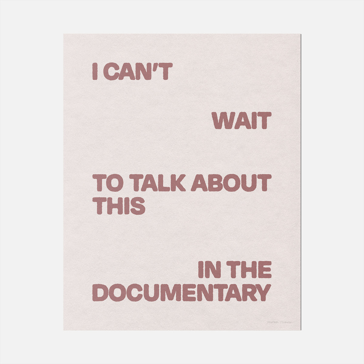 DOCUMENTARY PRINT