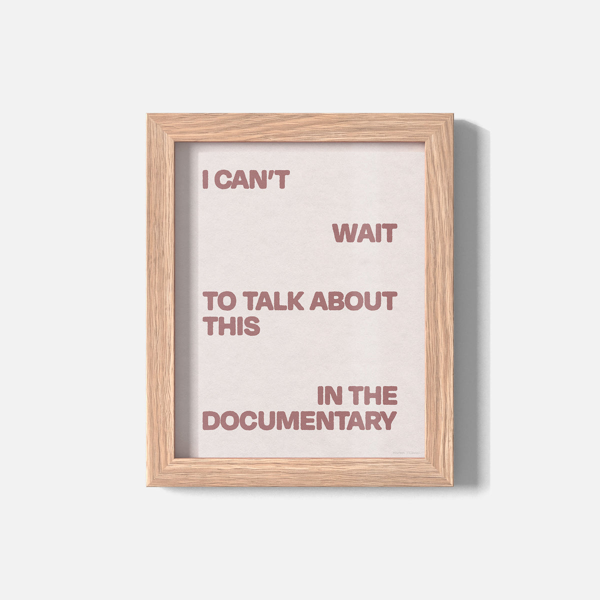 DOCUMENTARY PRINT