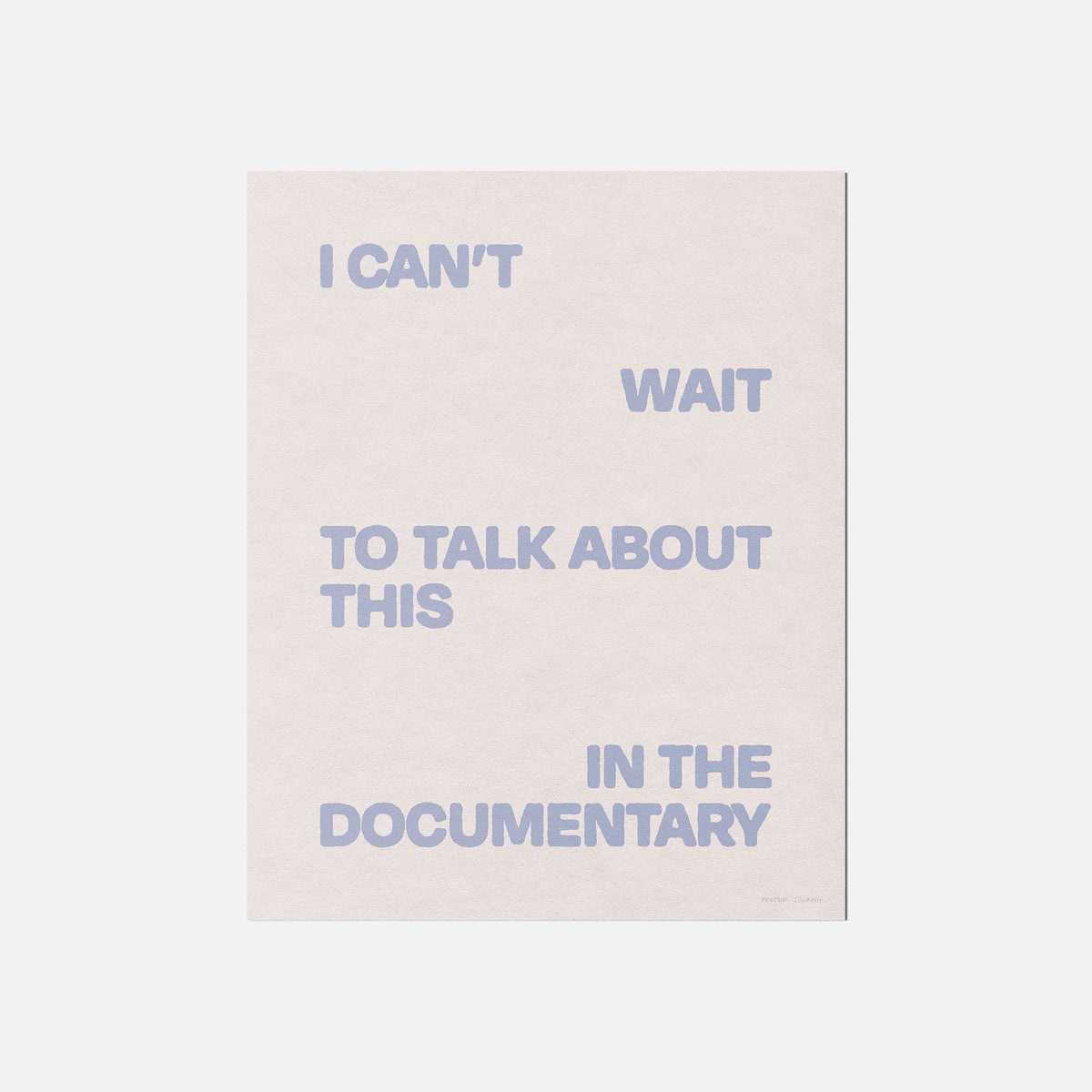 DOCUMENTARY PRINT