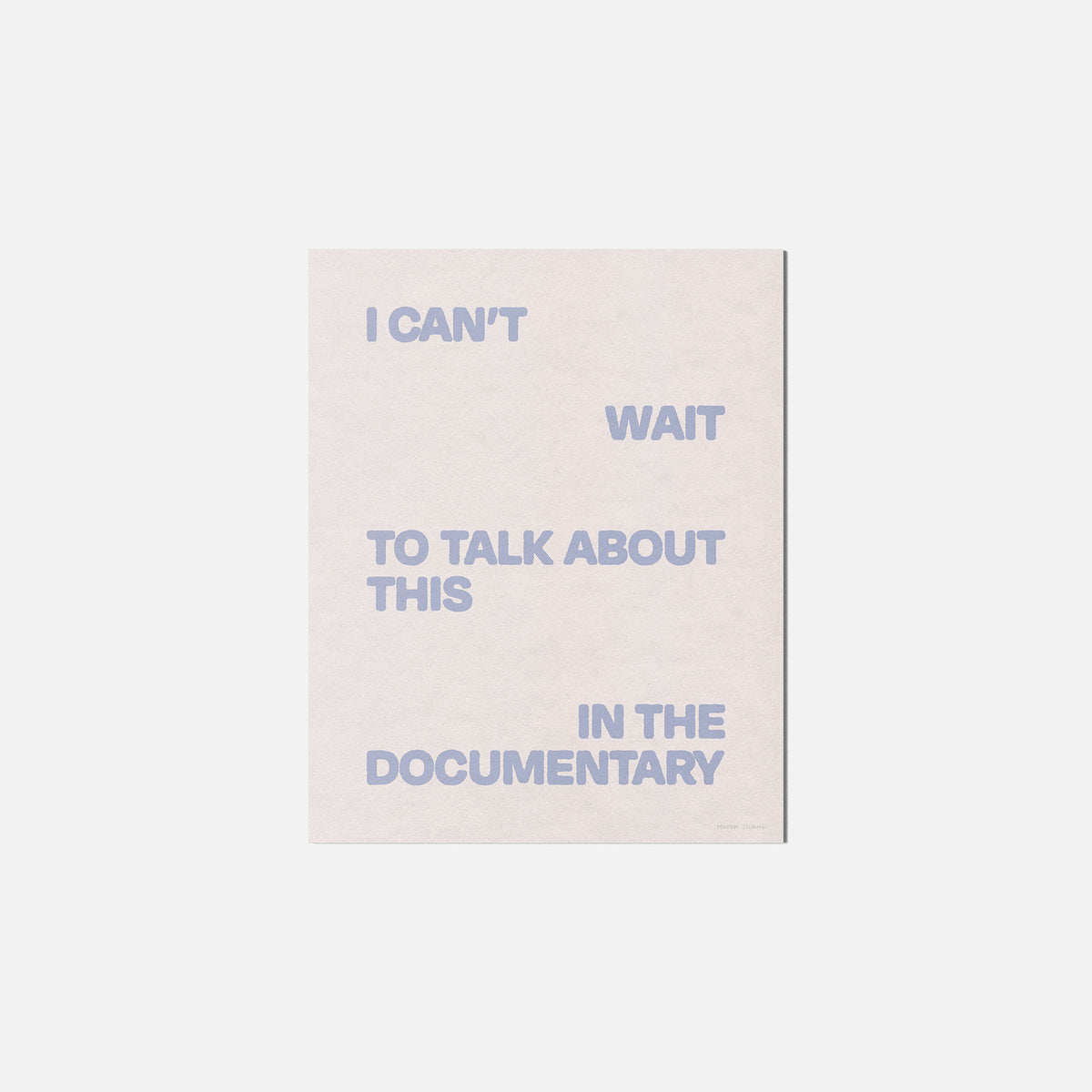 DOCUMENTARY PRINT