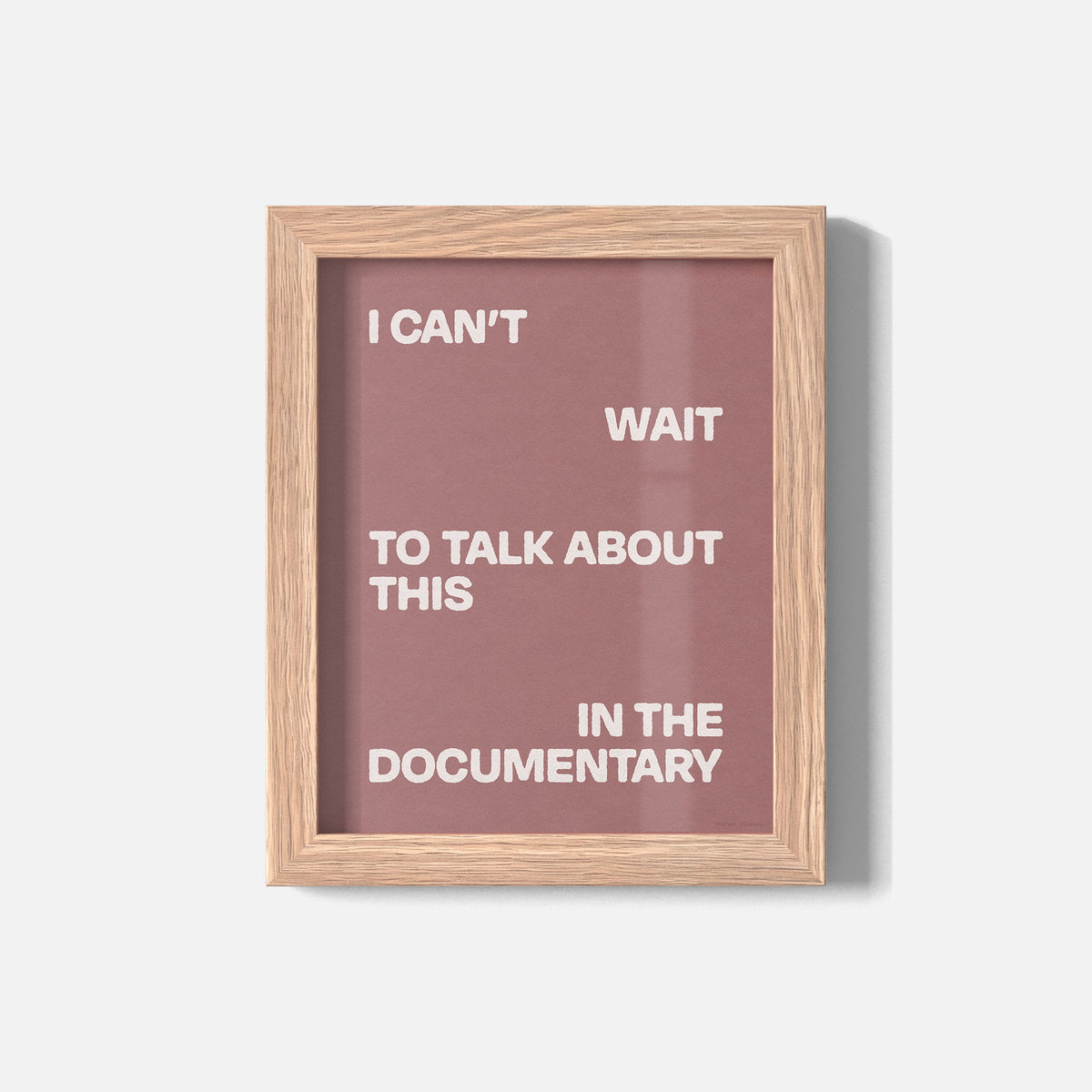 DOCUMENTARY PRINT