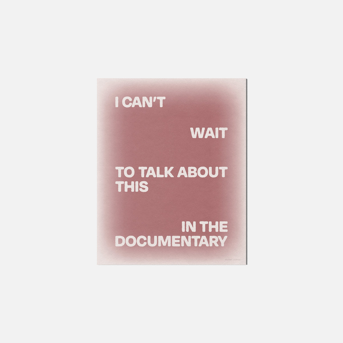 DOCUMENTARY PRINT
