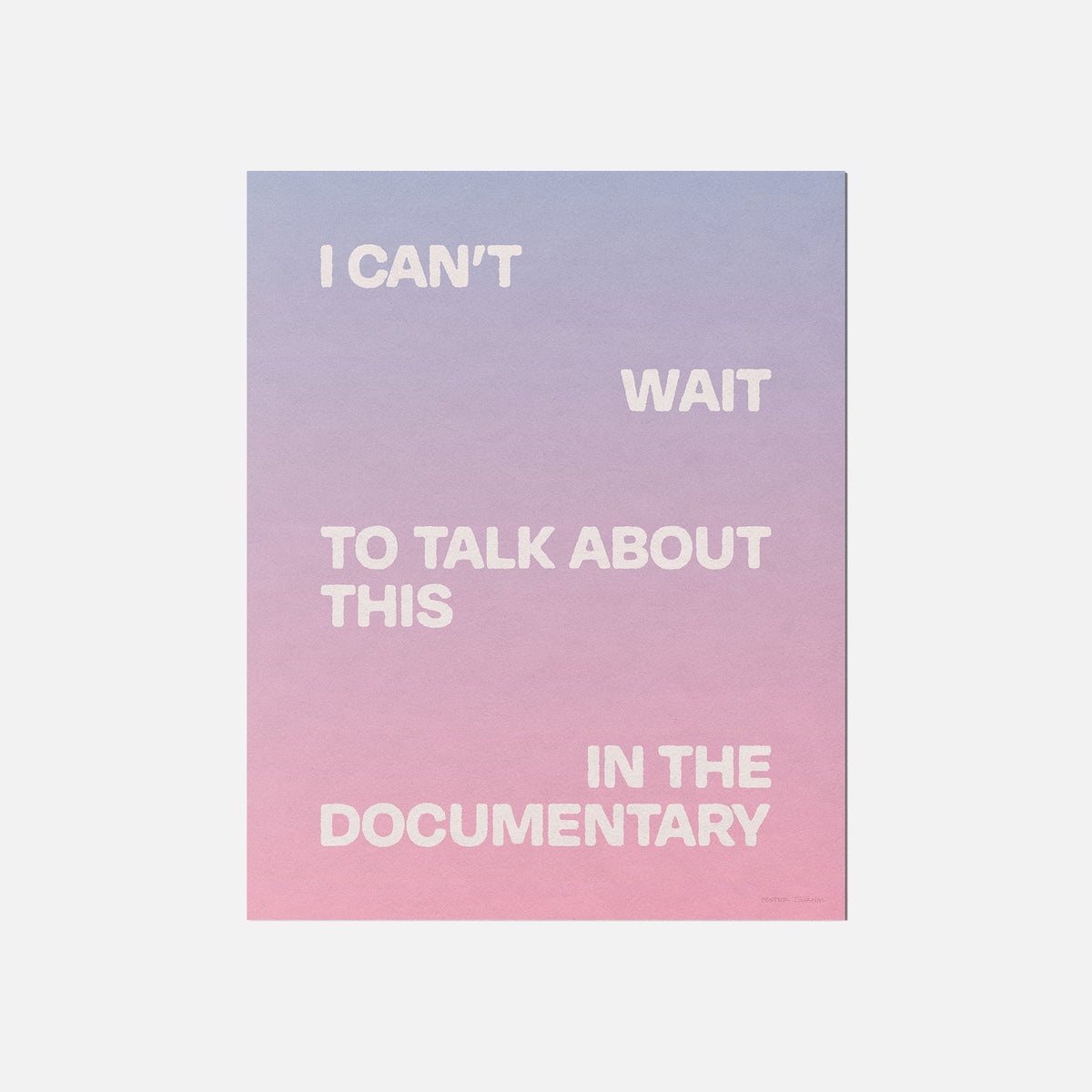 DOCUMENTARY PRINT