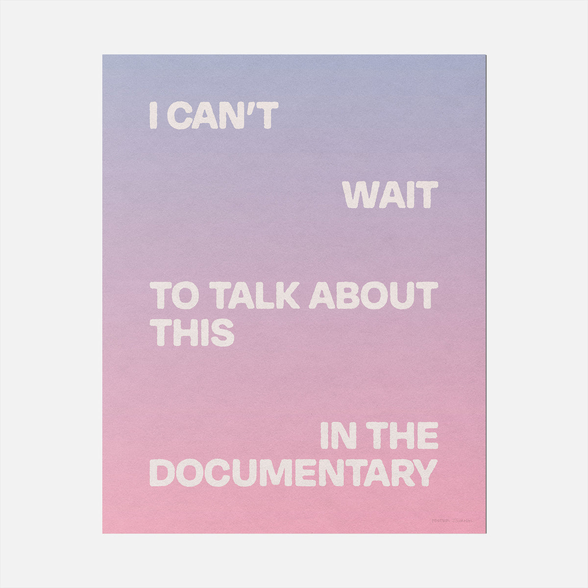 DOCUMENTARY PRINT