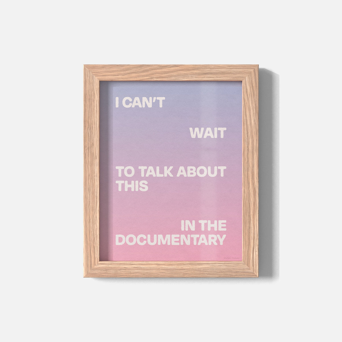 DOCUMENTARY PRINT