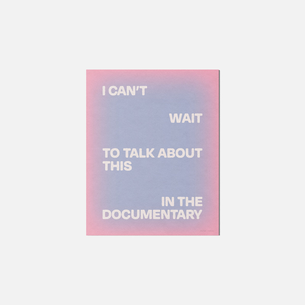 DOCUMENTARY PRINT