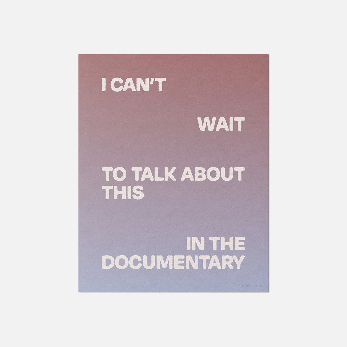 DOCUMENTARY PRINT