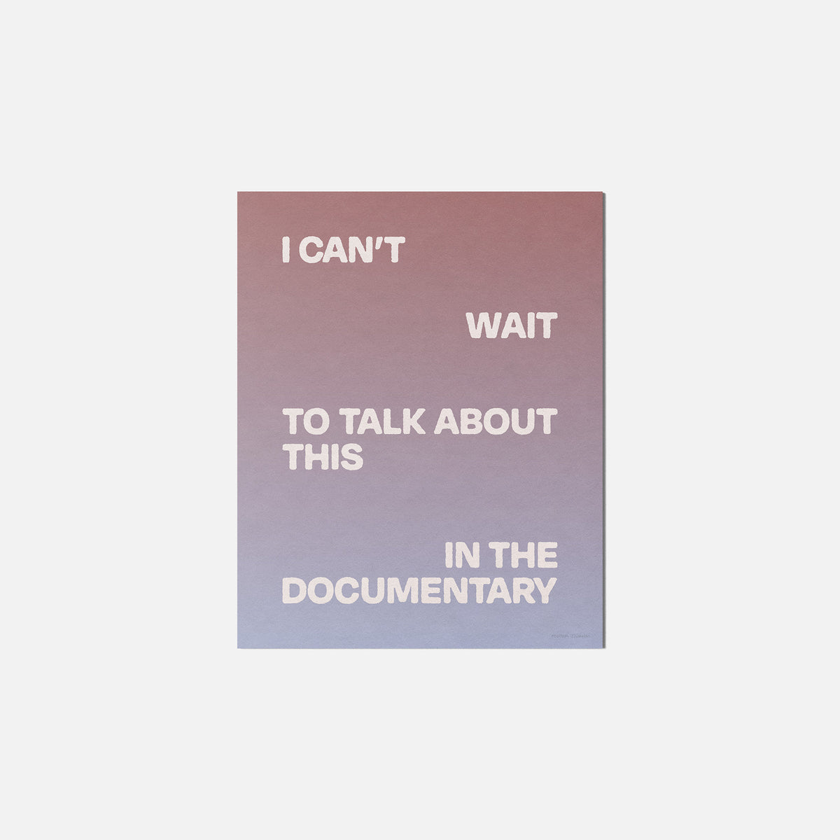 DOCUMENTARY PRINT