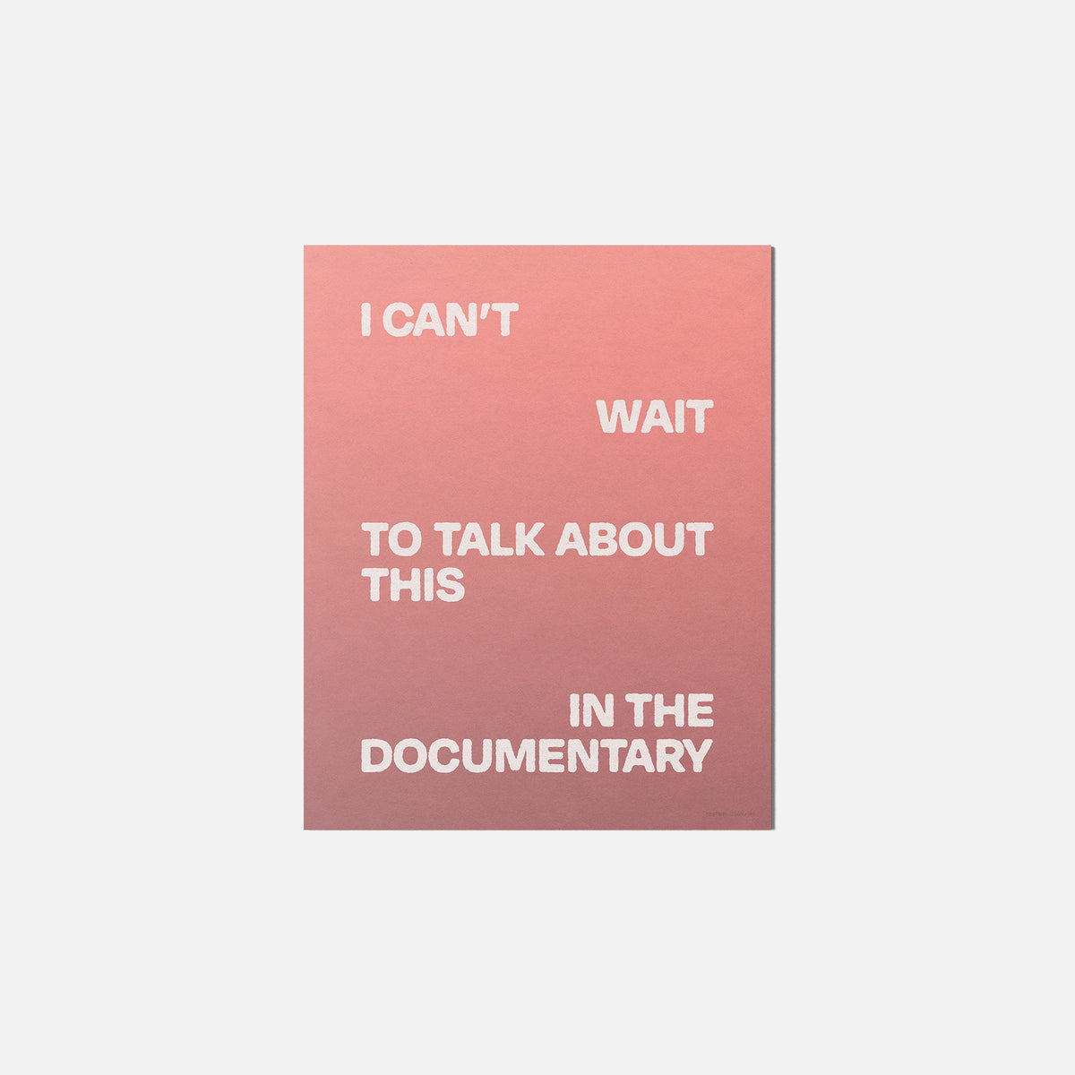 DOCUMENTARY PRINT
