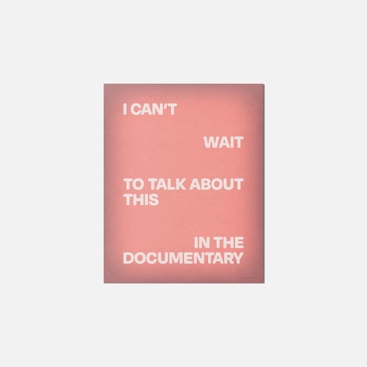 DOCUMENTARY PRINT