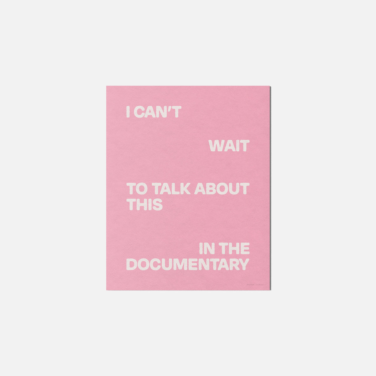 DOCUMENTARY PRINT