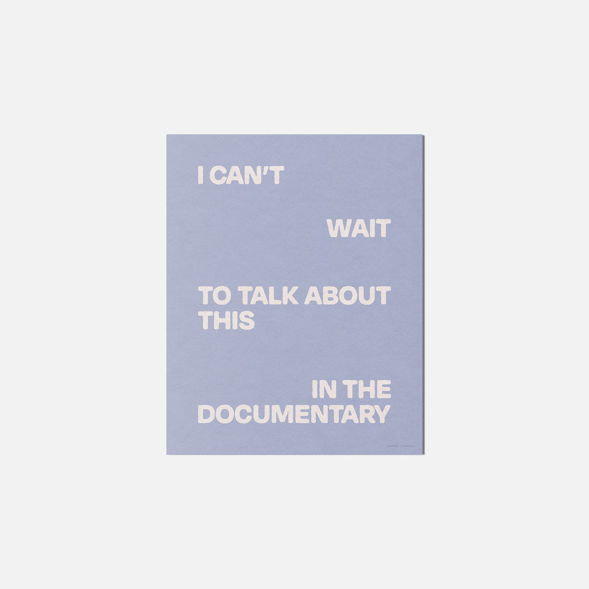 DOCUMENTARY PRINT