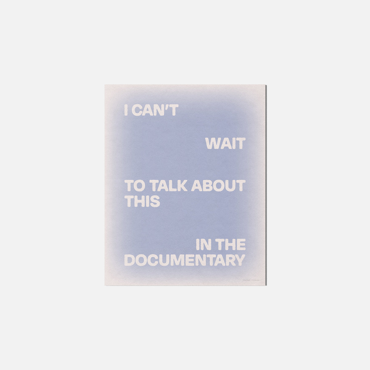 DOCUMENTARY PRINT