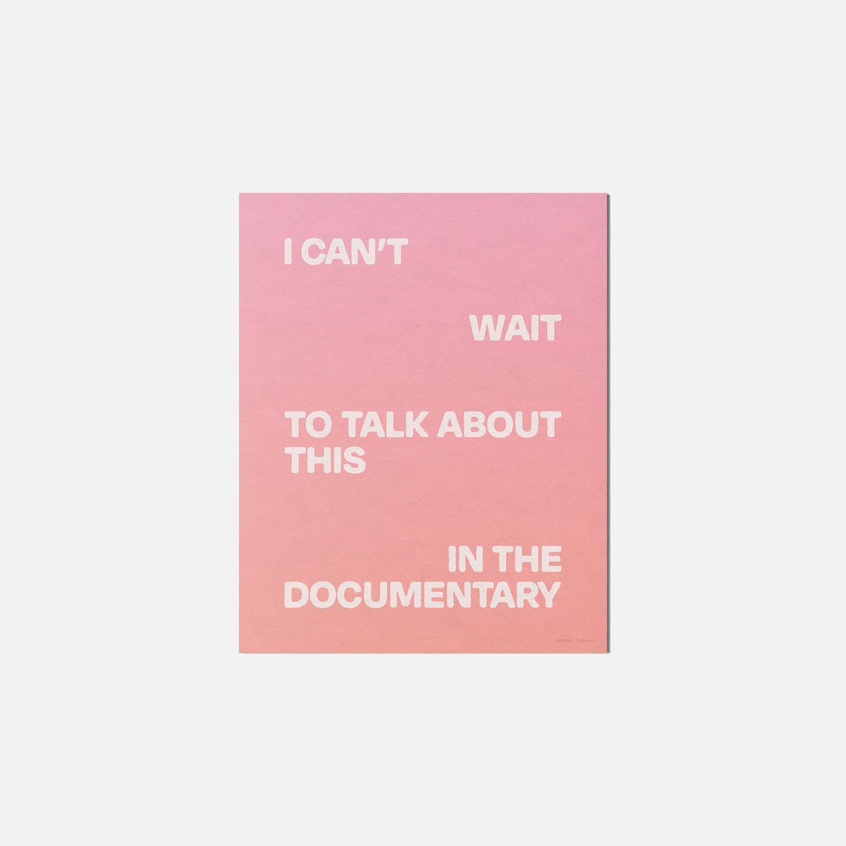 DOCUMENTARY PRINT