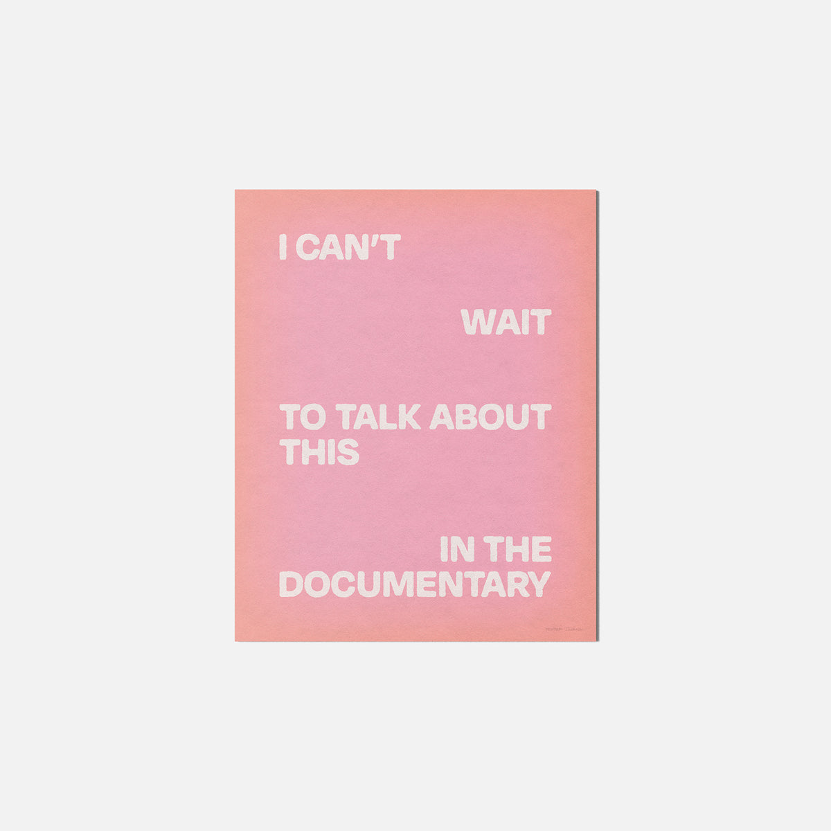 DOCUMENTARY PRINT