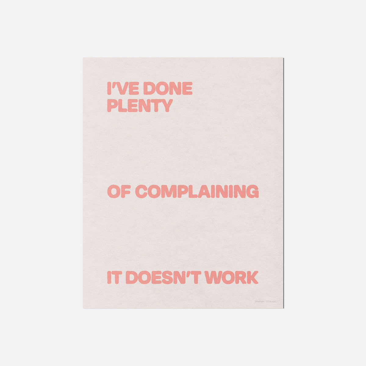 DOESNT PRINT
