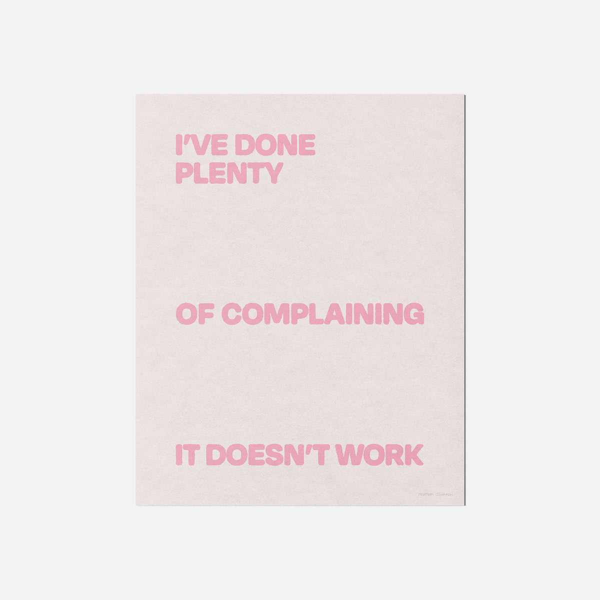 DOESNT PRINT