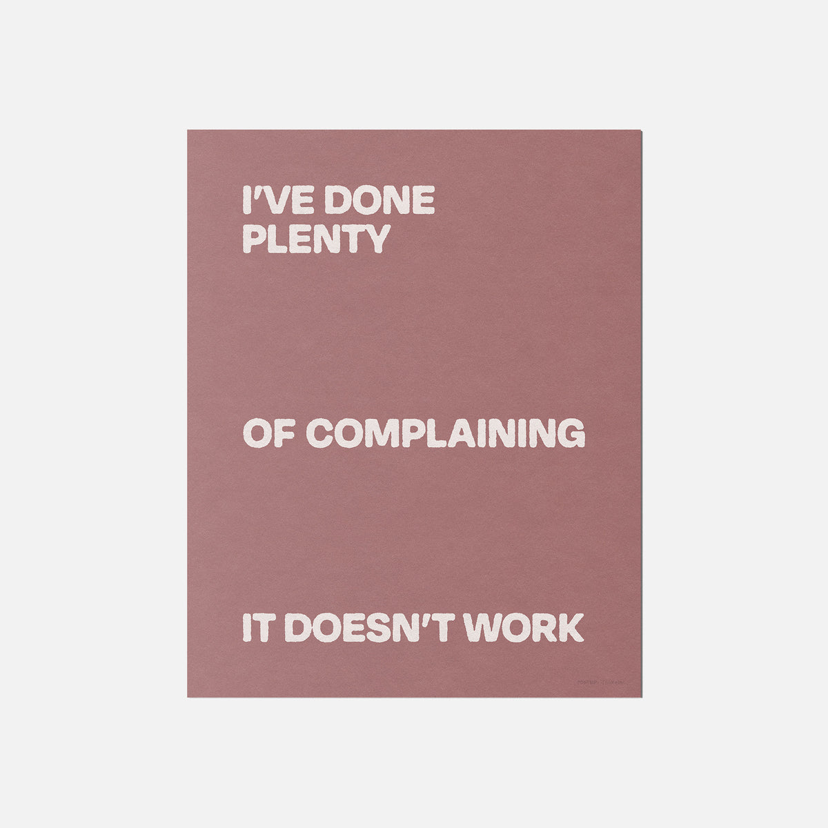 DOESNT PRINT