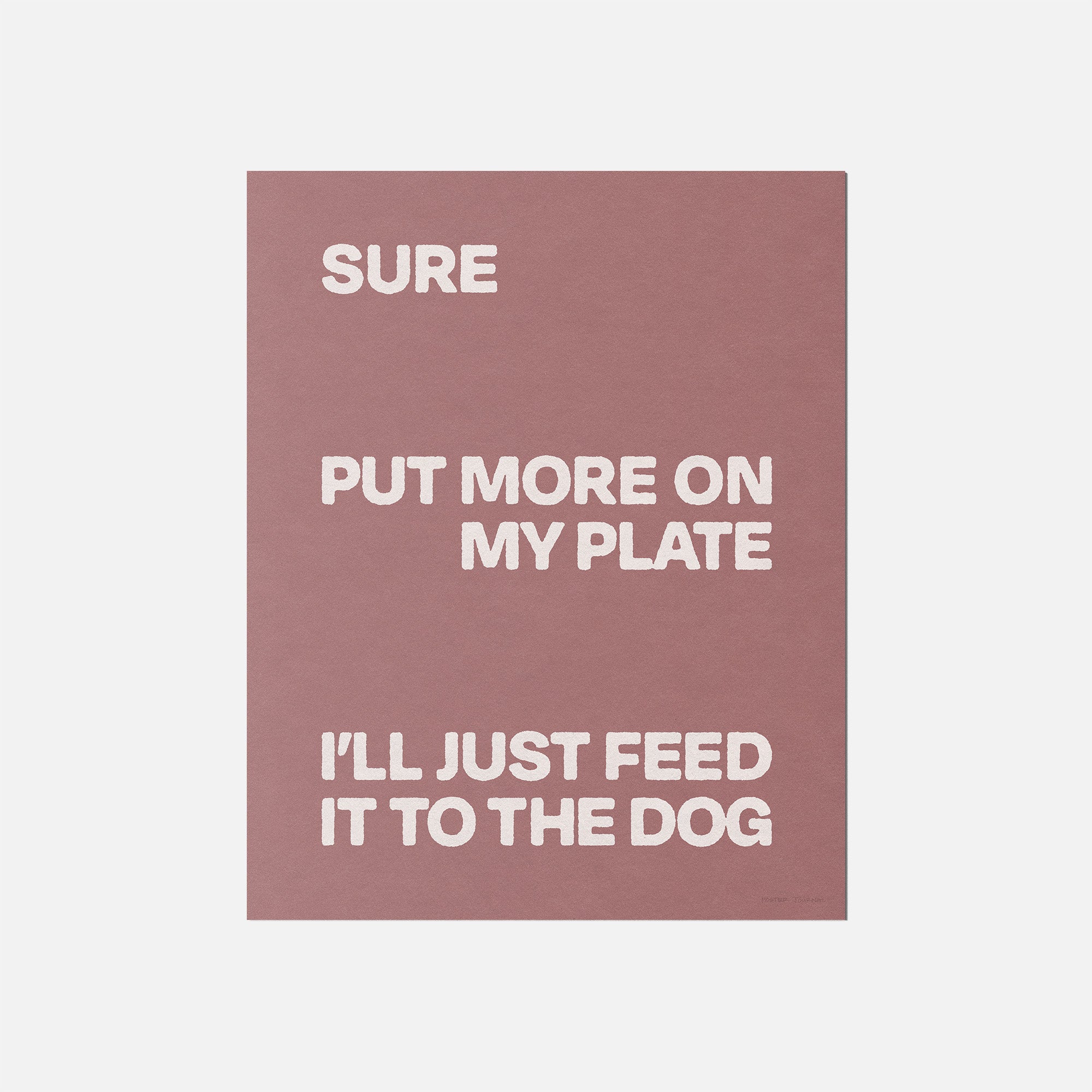 DOG PRINT