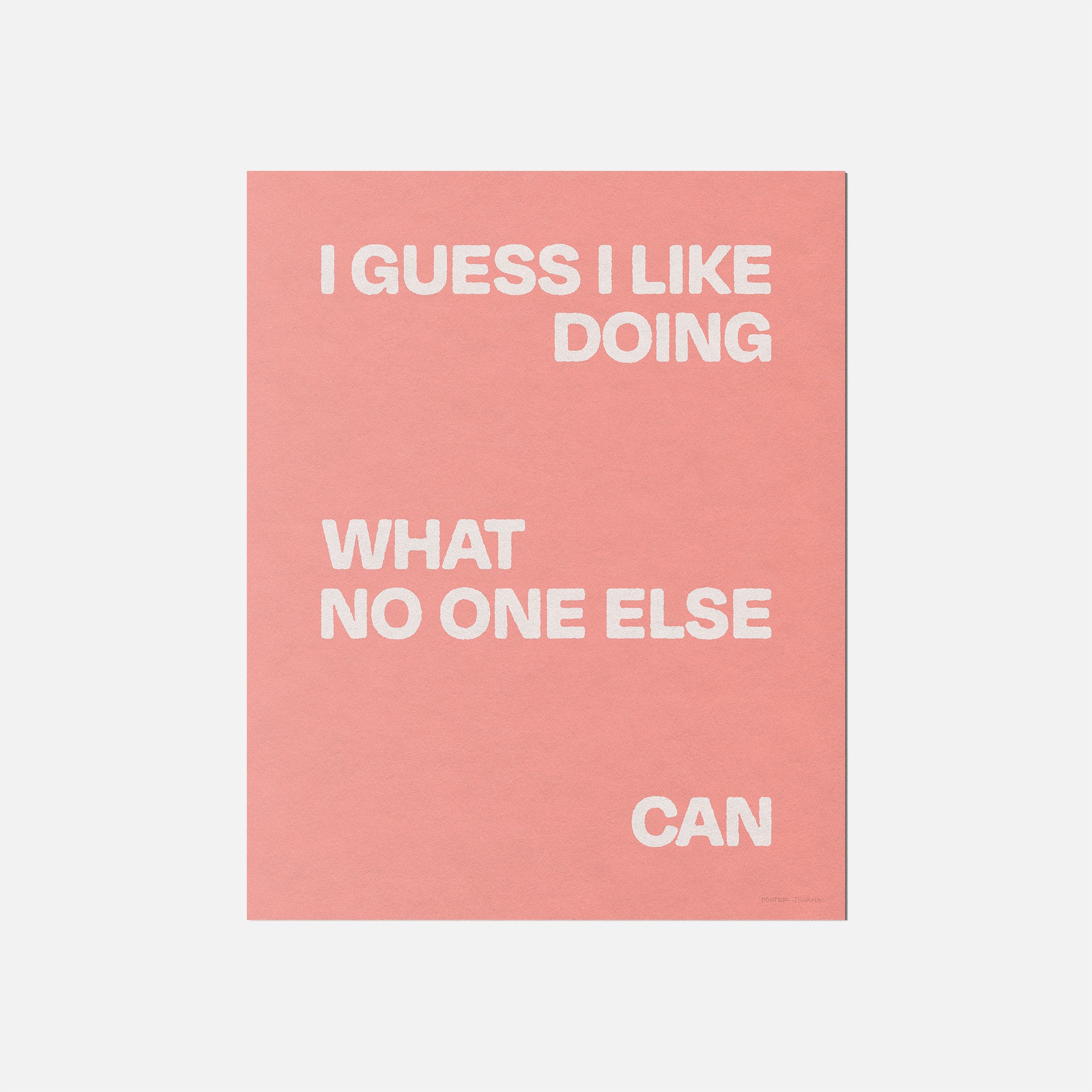 DOING PRINT